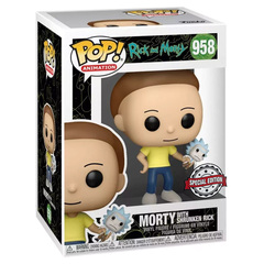 Фигурка Funko POP! Animation Rick & Morty Morty (with Shrunken Rick) (Exc) (958) 55874