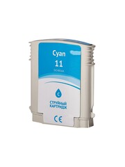 Струйный картридж Sakura C4836A (№11 Cyan) для HP Business Inkjet 1200d, 1200dn, 1200dtn, 1200dtwn, 2300, 2300dtn, 2300n, 2800,  2800dt, 2800dtn; Designjet 100plus, 110plus nr, 110plus, 110plus r, 111, 70; Color Inkjet cp1700, cp1700d, 1700ps; Office
