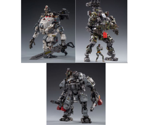 Подвижные фигурки роботов JoyToy Steel Bone и God of War - 86