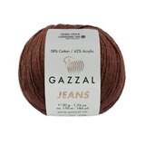 Пряжа Gazzal Jeans 1158 шоколад