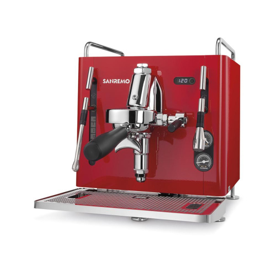 Кофемашина рожковая автоматическая Sanremo Cube R Absolute 1 гр. 220В красная