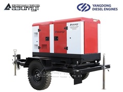 Дизельный генератор Азимут ЭД-14С-Т400-1РКМ55 Yangdong на шасси в кожухе
