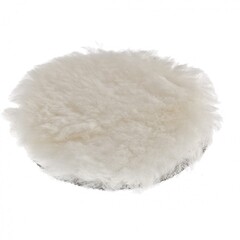 Насадка полировальная "под липучку", 125 мм, натуральная шерсть Matrix, 75952