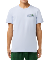 Теннисная футболка Lacoste Roland Garros Edition Sport Cotton T-shirt - phoenix blue