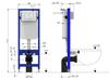 Allen Brau Инсталляция для унитаза Pneumatic Slim 9.11102.20