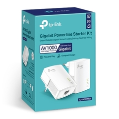 Адаптер Powerline TP-LINK TL-PA7017 KIT AV1000 Комплект гигабитных адаптеров Powerline, два устройства в комплекте (089054)