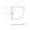 Cezares TRAY-AS-R-80-30-W Поддон из искусственного мрамора