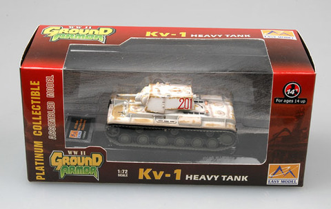Модель Танк масштаб 1:72 КВ-1 1941 Армия СССР