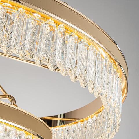 Подвесная светодиодная люстра Favourite Visconte 4304-10P