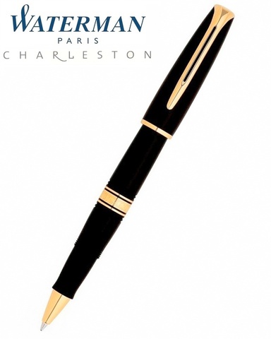 Ручка-роллер Waterman Charleston Ebony Black GT (S0701000)
