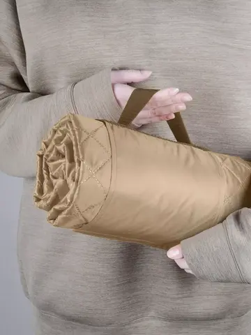 Плед для пикника бежевый