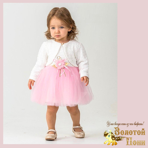 Платье с болеро малышке (74-86) 251125-SD965