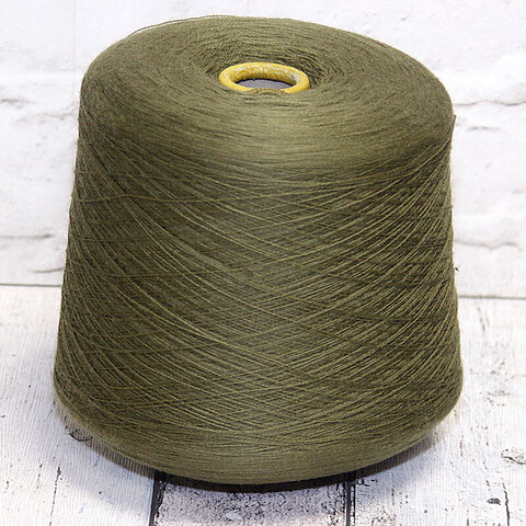 Меринос гребенной ZEGNA BARUFFA CASHWOOL 2/48 оливковый