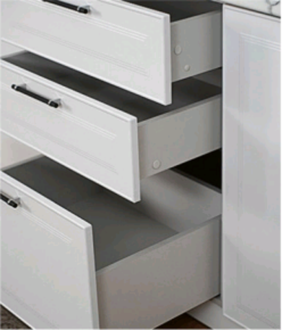 Кухня Ройс шкаф нижний 3 ящика с направляющими скрытого монтажа 500