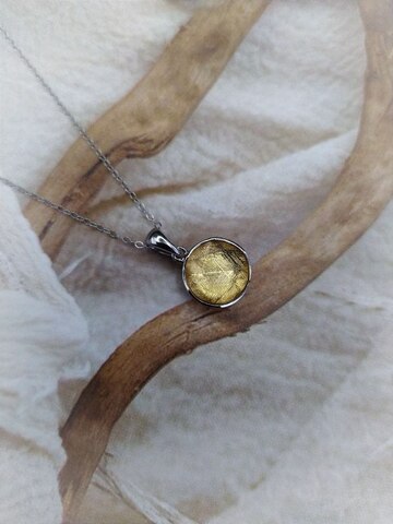 Кулон малый с метеоритом Муонионалуста