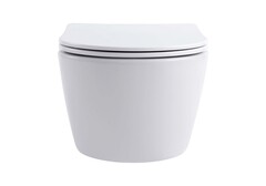 SET AQUATEK New-042 4в1 (рама + кнопка + унитаз + тонкое сиденье с механизмом soft close)