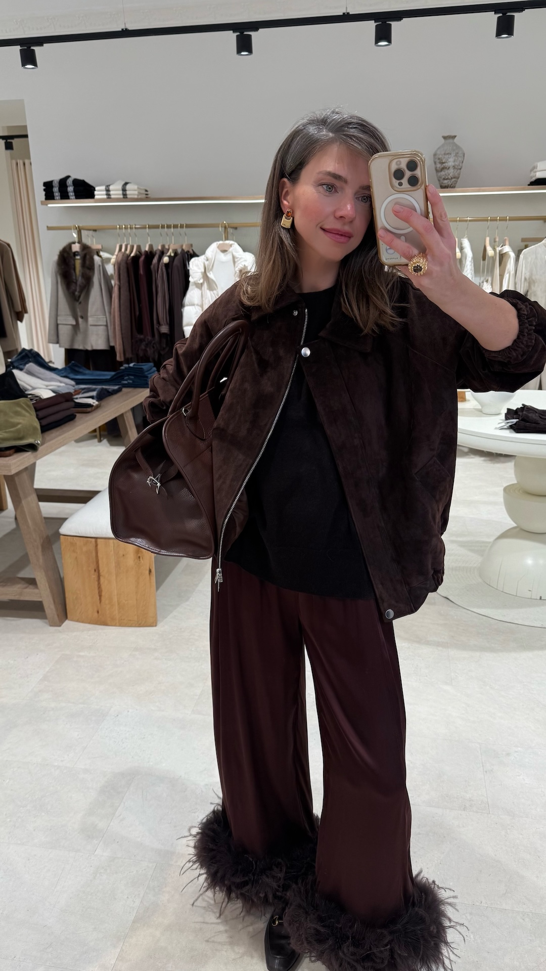 Замшевый бомбер LIMITED EDITION