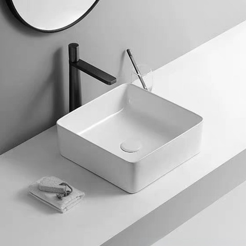 RGW 80121004-01 Раковина накладная RGW GS-04 370*370*135 Белый