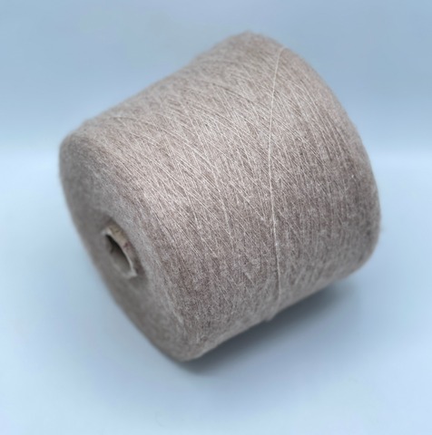 Filati Naturali (пр.Италия),art-Martora, 1150м/100гр, 75% Кашемир 22% Шелк 3% Эластан, цвет-Серо-бежевый(355), арт-38042