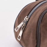 Сумка Саломея 2038 эко-замша шоколад