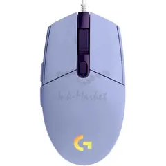 Мышь проводная Logitech G102 LIGHTSYNC Lilac (оптическая, 8000 dpi, 6but) (910-005857)