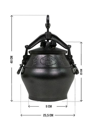 Афганский казан с крышкой на 8 литров - купить 2