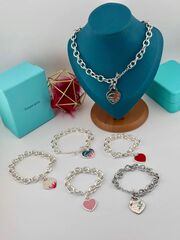 Колье Heart из серебра c подвеской сердце коллекция RETURN to LOVE