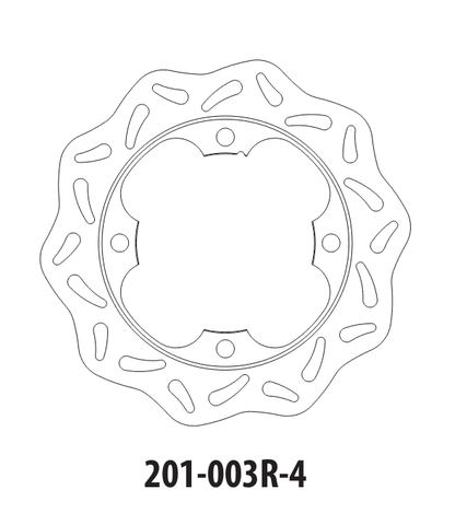 Диск тормозной задний Honda CBR600F / CBR600RR / CBR900RR (919RR-929RR-954RR) / CBR1000R / CBR1000RR