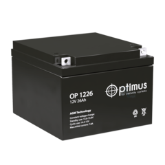 Аккумулятор Optimus OP 1226 (AGM)