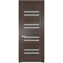 Межкомнатная дверь Profil Doors 1.6N дуб тобакко остеклённая