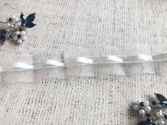 Лента шторная на органзе, ш. 2,5 см.