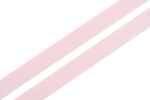 Резинка широкая, пыльно-розовая светлая 20 мм, Германия