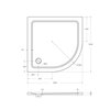 Cezares TRAY-M-R-100-550-35-W Душевой поддон из стеклокомпозита (SMC)