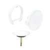 Viega 725815 725815 Visign MT5 комплект накладок (розетка, крышка с аэратором, клапан) для Multiplex Trio, белый, модель 6161.01