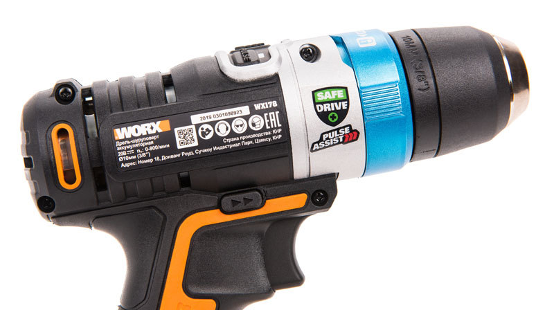 Дрель-шуруповерт аккумуляторная WORX AiDrill WX178, 20В, 2Ач x1, кейс