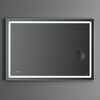 Am.Pm M91AMOX1003WG Универсальное зеркало с контурной Led-подсветкой. часами и косметическим зеркалом 100