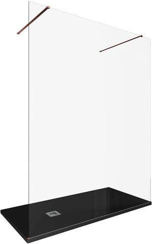 Allen Brau Infinity 3.21059.60 Душевая перегородка, цвет: медь