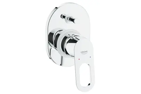 GROHE BauLoop 29041000 Смеситель для ванны скрытого монтажа, в комплекте с монтажной частью, хром