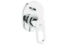 GROHE BauLoop 29041000 Смеситель для ванны скрытого монтажа, в комплекте с монтажной частью, хром фото