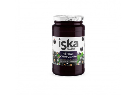 Черная смородина перетертая с сахаром Iska, 420г