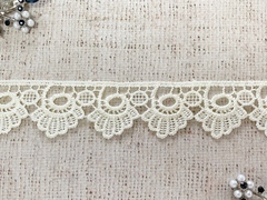 Кружево плетеное, ш. 3 см, айвори