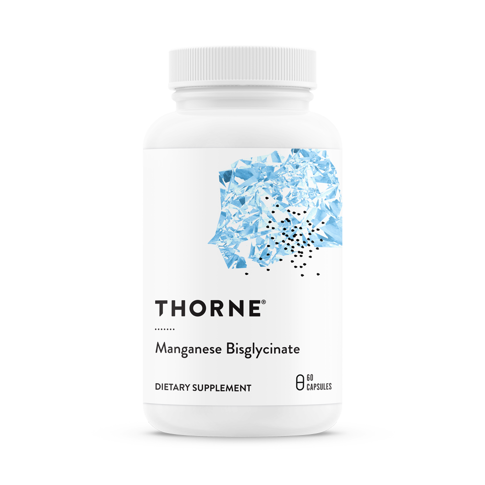 Manganese Bisglycinate, Бисглицинат Марганца, Thorne Research (60 капсул)