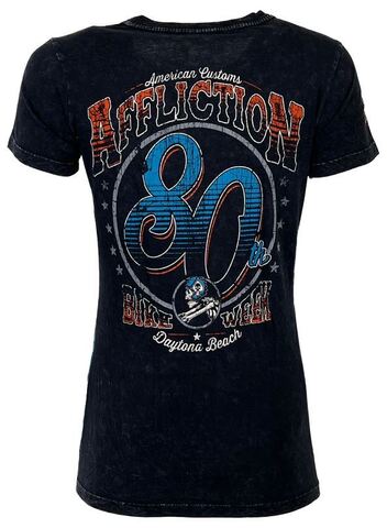 Affliction | Футболка женская DAYTONA 80 AW24409 спина