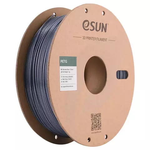 Катушка PETG-пластика ESUN 1.75 мм 1кг., серая