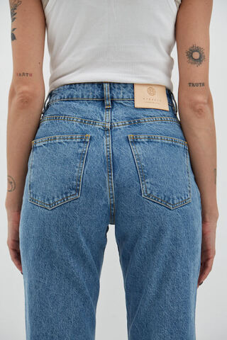 Джинсы женские прямые  STRAIGHT light blue