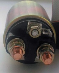 РЕЛЕ ВТЯГИВАЮЩЕЕ NEXIA, LANOS, MATIZ (3 отв М5, СЪЁМНЫЙ СЕРДЕЧНИК) GROG