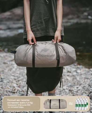 Палатка Naturehike Shandi с тамбуром и дымоходом