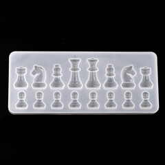 Молд силиконовый Шахматы. прозрачный