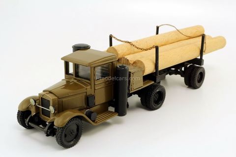 UralZIS-352L gas-generating timber carrier LOMO-AVM 1:43