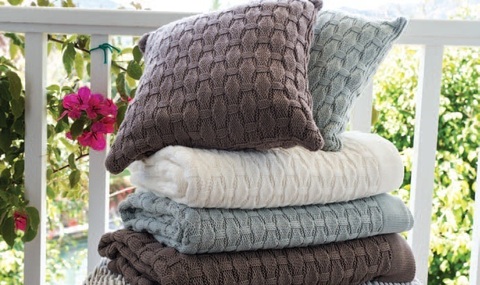 Подушка декоративная 40x40 L'appartement Ponte Vecchio зеленая